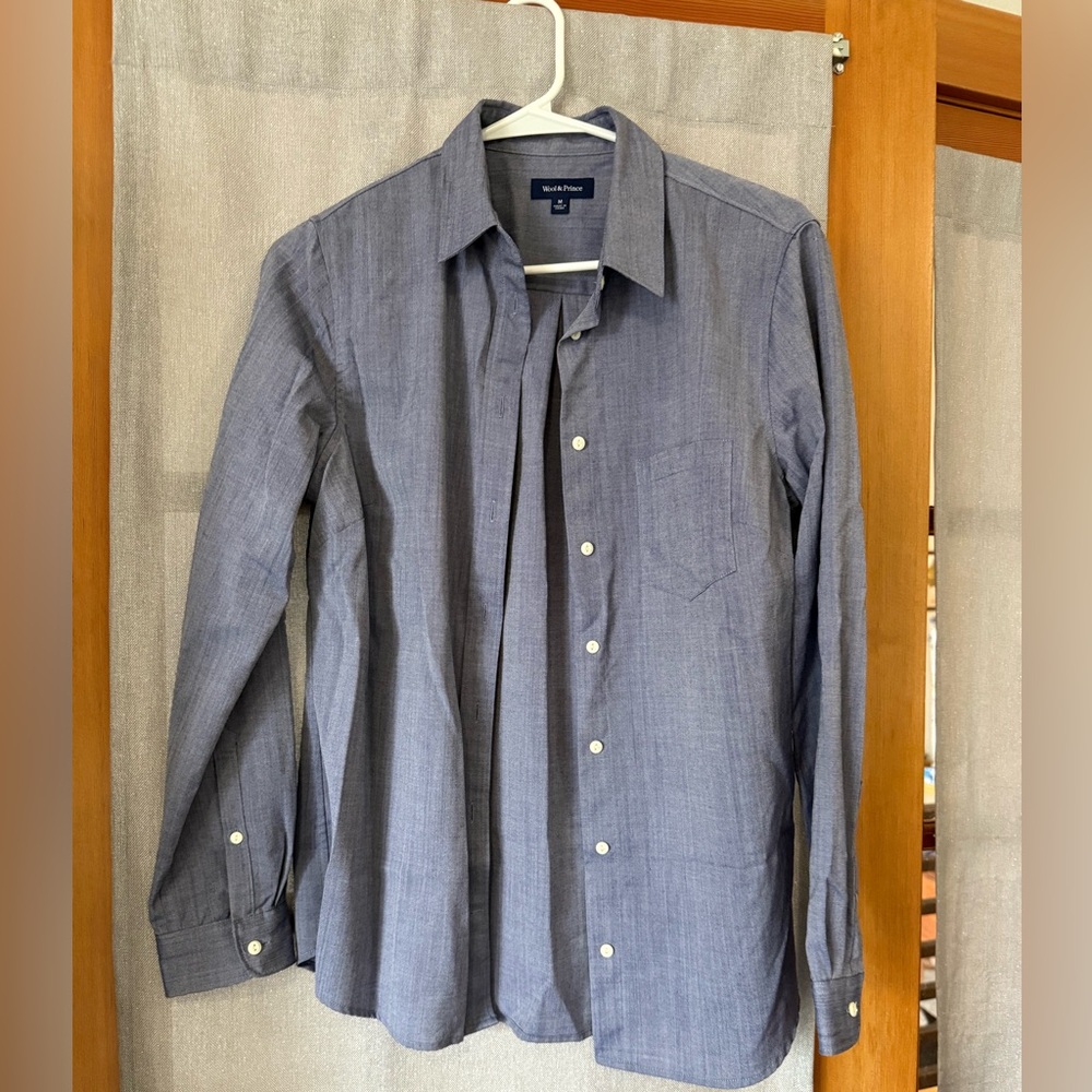 Wool& (wool & prince) button up shirt